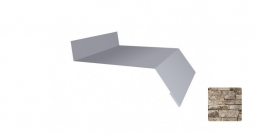 Отлив оконный Первая Кровельная 250 (декоративно-полимерное покрытие) 2м камень