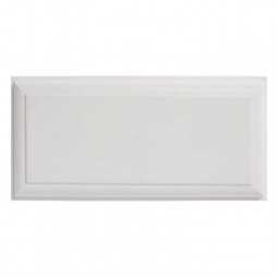 Угловой отделочный элемент № 1 Альта Декор Белоснежный 254х126х27