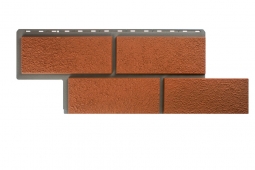 Фасадная панель Альта-Профиль Камень Неаполитанский Терракотовый