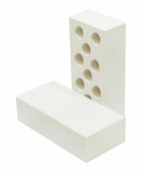 Кирпич лицевой силикатный Белый пустотелый одинарный