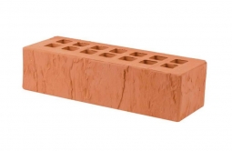 Кирпич лицевой керамический «Красный» «Скала» пустотелый Евро 0.7НФ