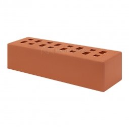 Кирпич клинкерный Красный «Лондон» пустотелый Евро одинарный