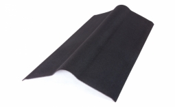 Коньковый элемент Ондулин сланец черный длина - 1м, полезная длина 0,85 м