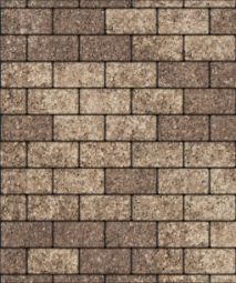 Тротуарная плитка Поревит Прямоугольник Гранит Хаски 200х100х40 мм