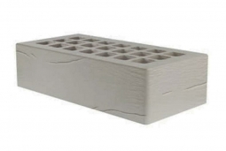 Кирпич лицевой керамический «Серый» «Дерево» пустотелый одинарный