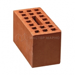 Кирпич рядовой керамический пустотелый двойной