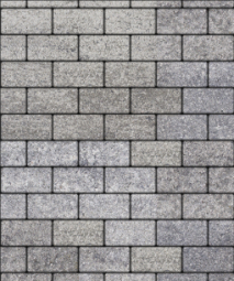 Тротуарная плитка Поревит Прямоугольник Шунгит 200х100х40 мм