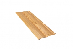 Металлосайдинг Первая Кровельная «Корабельная доска» 0.45мм под светлое дерево