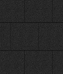 Тротуарная плитка Поревит Квадрат Черный 60 мм 400х400