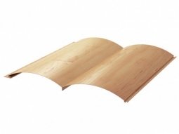 Металлосайдинг Первая Кровельная «Бревно» 0.45мм под светлое дерево