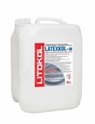 Латекстная добавка Litokol Latexkol - М для клеевой смеси, канистра 20кг
