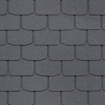 Гибкая черепица Docke Standard Крона серый