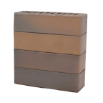 Кирпич клинкерный фасадный «Классика» «Прага» светло-коричневый флеш пустотелый Евро 0,7НФ