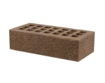 Кирпич лицевой керамический «Темно-коричневый» «Пена» пустотелый одинарный