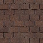 Гибкая черепица Docke Europa Сланец коричневый