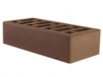 Кирпич лицевой керамический Коричневый пустотелый одинарный