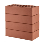 Кирпич лицевой керамический «Темно-Красный» пустотелый одинарный
