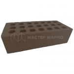 Кирпич лицевой керамический «Коричневый» «Рельеф» пустотелый утолщенный М150