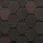 Гибкая черепица Shinglas Оптима коричневый