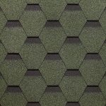 Гибкая черепица Docke Standard Сота зеленый