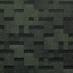 Гибкая черепица Docke Eurasia Лабиринт зеленый