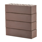 Кирпич клинкерный фасадный «Классика» «Мюнхен» коричневый пустотелый Евро 0,7НФ