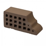 Кирпич фасонный керамический «Коричневый» пустотелый утолщенный карнизный